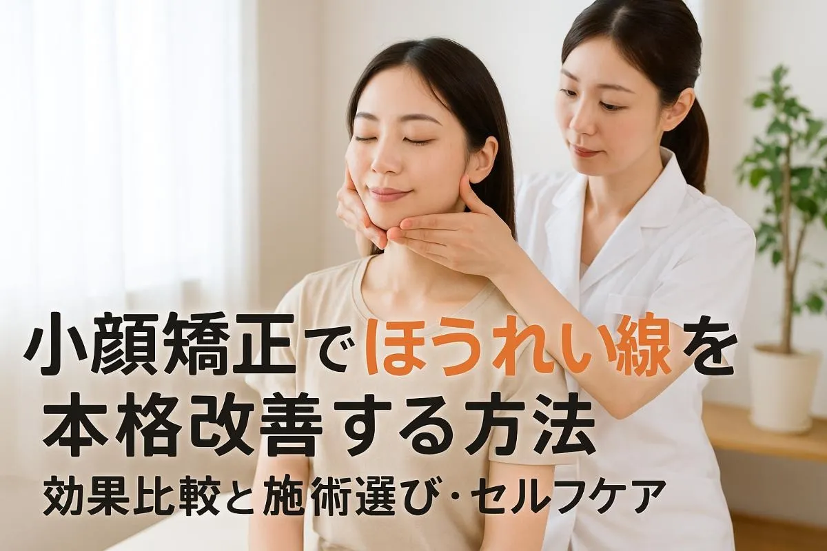小顔矯正でほうれい線を本格改善する方法｜効果比較と施術選び・セルフケア実践ガイド