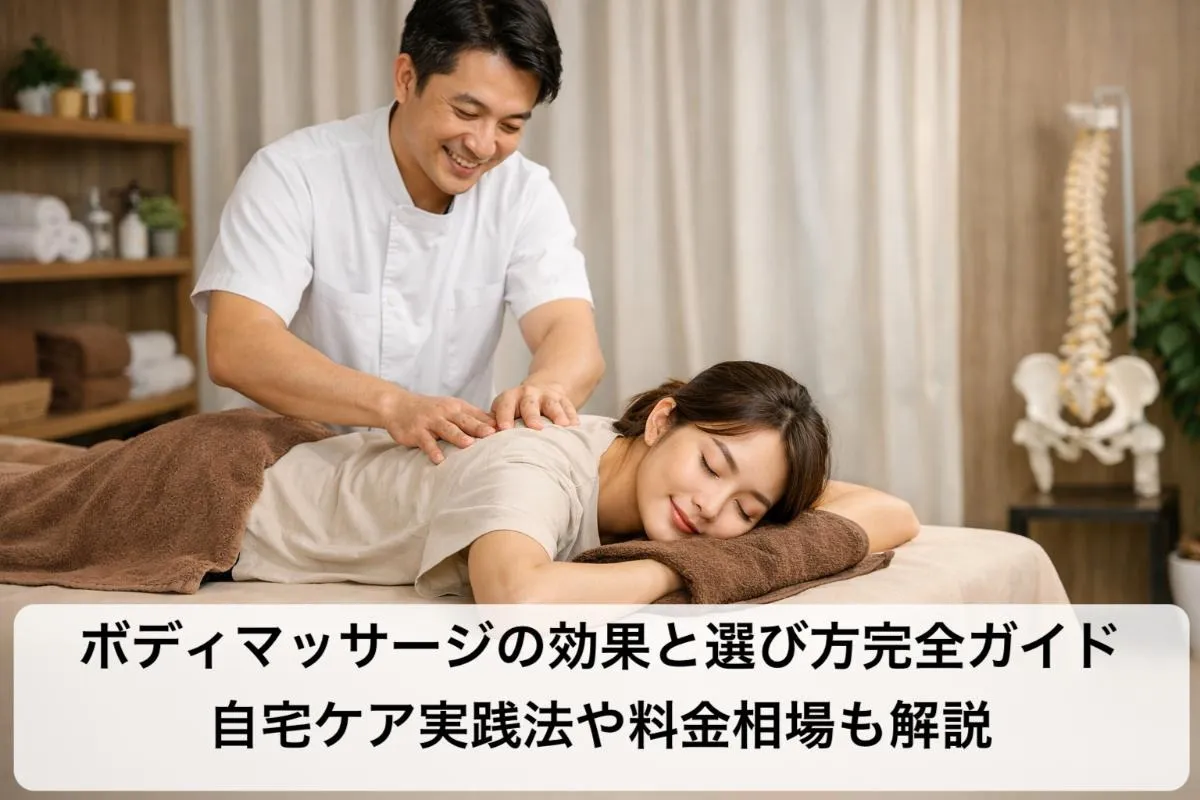 ボディマッサージの効果と選び方完全ガイド｜自宅ケア実践法や料金相場も解説